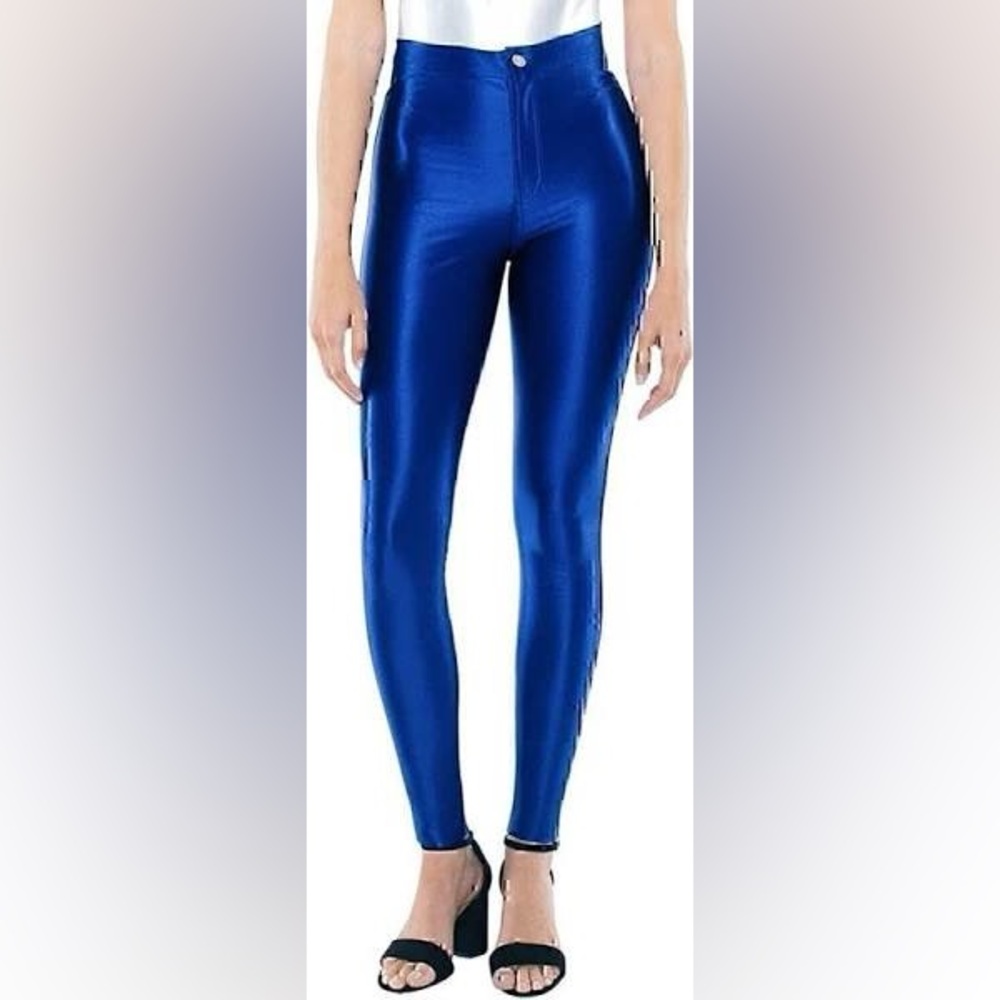 Vintage American Apparel original disco pants blue XS NWOT